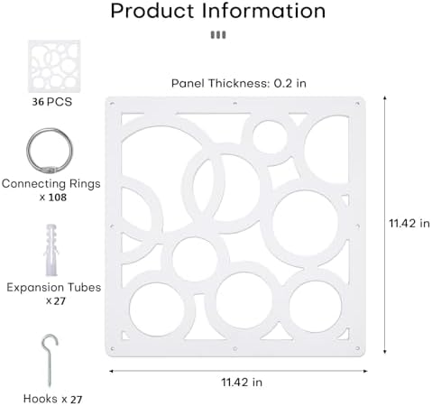 ANMINY Hanging Room Divider Panels - Image 4