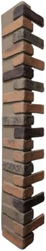 Outside Corner for EverStone Faux Classic Aged Brick Siding Panels, 8 1/2"W x by EkenaMillwork