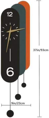 Modern Minimalist Wall Clock, Silent Non-Ticking Quartz Clock - Image 2