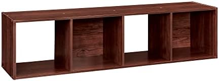 ClosetMaid Cubeicals 4 Cube Storage Shelf Organizer Bookshelf, Vertical or - Image 4