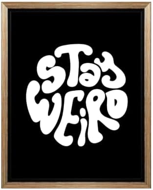 InkFlow Posters Stay Weird Canvas Poster by InkFlowPosters