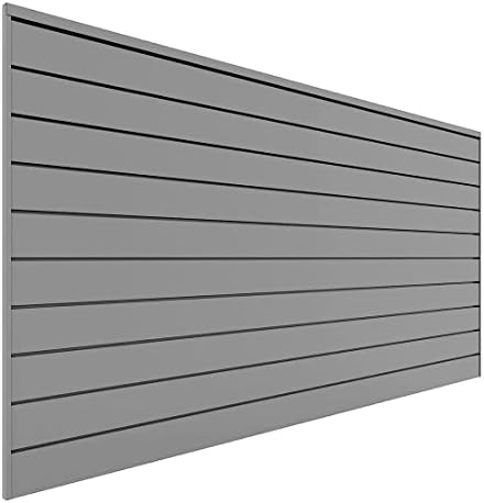 Proslat 88107 Heavy Duty PVC Slatwall Garage Organizer, 8-Feet by 4-Feet Section by PROSLATGARAGE
