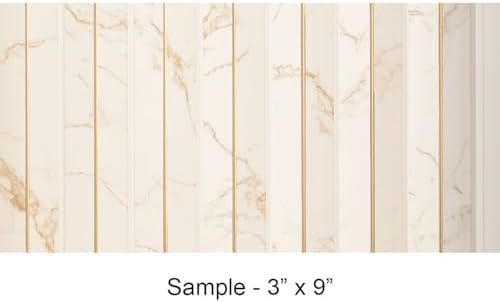 From Plain To Beautiful In Hours MG-1506-SAM-2p Gilded Peaks Wood Slat Walls - Image 2