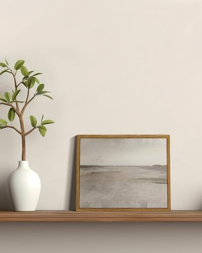 ARPEOTCY Classical Framed Canvas Wall Art, 8x10 Inch Vintage Beach Seascape - Image 5