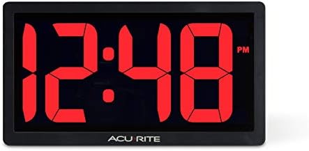 AcuRite 10" Red LED Digital Clock by AcuRite