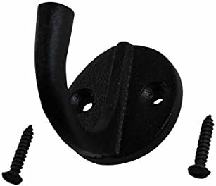 Renovators Supply Manufacturing RSF Single Coat Hook, Wrought Iron Black Powder - Image 4