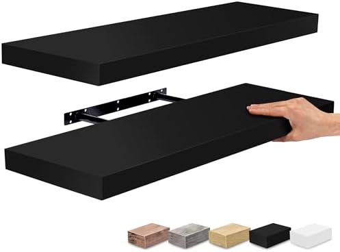 Sorbus Floating Shelves for Wall, Wood Wall Storage by Sorbus