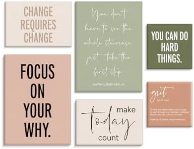 Framed Motivational Office Wall Decor by EUDOSI