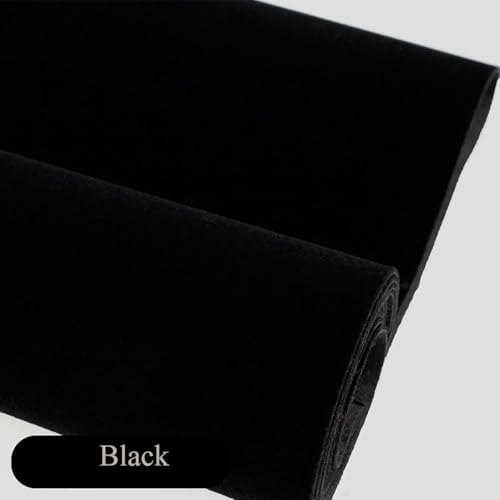 Black Self Adhesive Soft Velvet Drawer Liner DIY Fabric Felt Liner - Image 2
