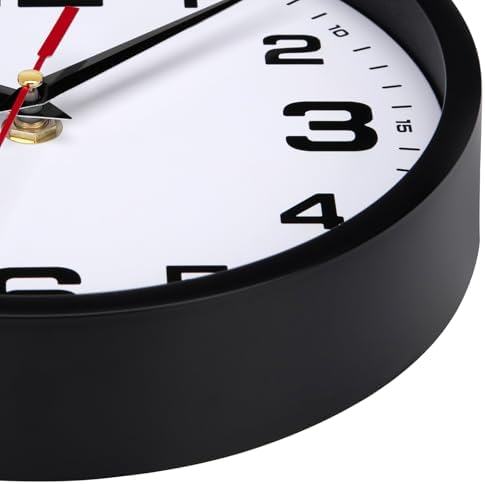 Wall Clock Silent Non-Ticking 8 Inch Clocks Battery Operated - Image 4