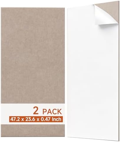 Acoustic Wall Panels, Self Adhesive, 47.2"x23.6", 2 Pack by Unknown