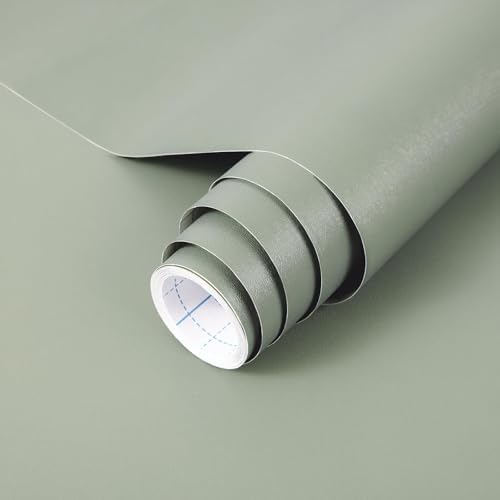 Sage Green Wallpaper Stick and Peel Green Contact Paper Removable Wallpaper by practicalWs