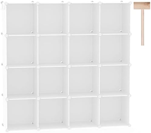 C&AHOME 16 Cube Storage Organizer Cube Shelves Units Storage Cubes by CAHOME