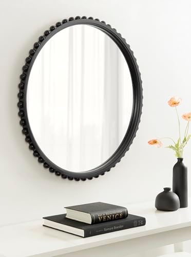 Kate and Laurel Beadbrook Round Wall Mirror - Image 3