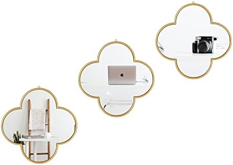 DECANIT Decorative Wall Mirrors Set of 3, Bedroom & Entryway, Accent Wall Decor by decanit
