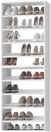 Modular Closet System, 25.5" Wide Wall-Mounted Closet Tower Organizer by Unknown