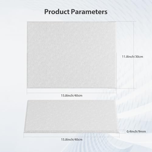 12Pack Rectangle Acoustic Panels Self Adhesive Sound Proof Foam - Image 6