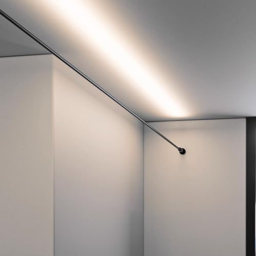 LED Bar Light, 360° Adjustable Linear Sconce, 4000K Black 236Inch by Unknown