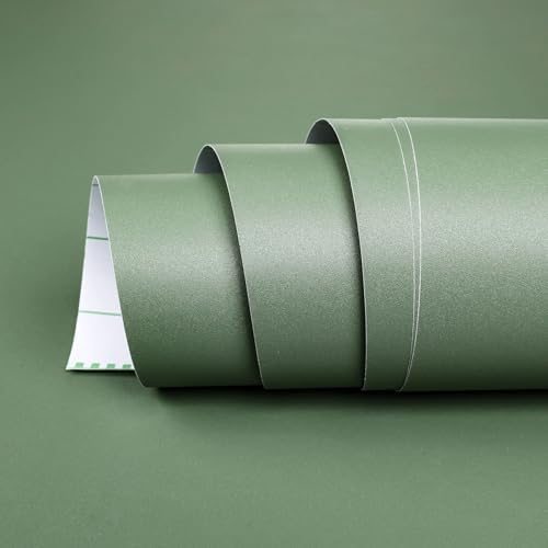 Sage Green Wallpaper Peel and Stick Dark Sage Green Contact Paper by HelloWall