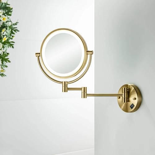 KIBI Circular Wall Mount Makeup Mirror - Image 2