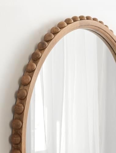Kate and Laurel Beadbrook Round Wall Mirror - Image 5