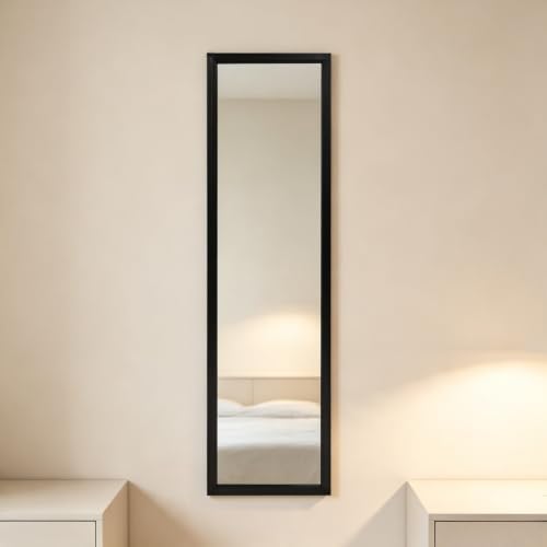 Full Body Mirror 13.5" x 49.5", Wall‑Mount Full Length Mirror by Unknown