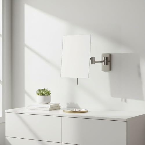 JERDON Wall-Mounted Makeup Mirror - Image 5