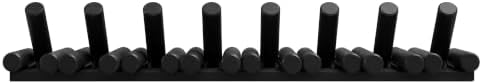 Umbra Picket Coat Rack, Wall Mount 8 Flip-Down Coat Hooks - Image 6