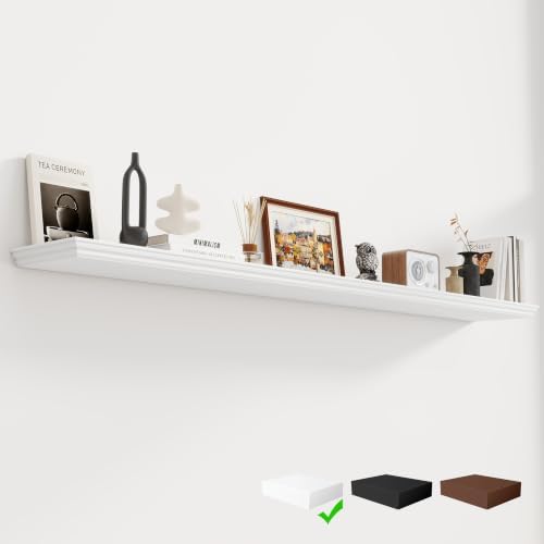 Fun Memories Floating Shelves, 72 Inch Long, 9.3 Inch Deep, 1 Pack by FunMemories