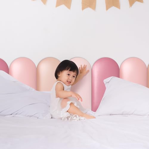 Jetec 4 Pcs Kids Wall Padding Panels, 1.18 Inch Thick Foam Wall Protector - Image 5