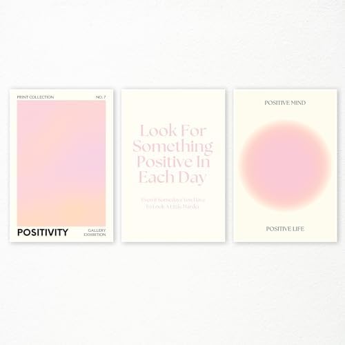 Pink Gradient Aura Angel Numbers Poster by Adyggefy
