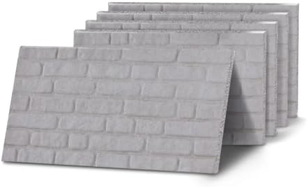 K&B Panels 3D Wall Panels, Rustic Brick Effect Styrofoam Wall Panelling Kit by Unknown