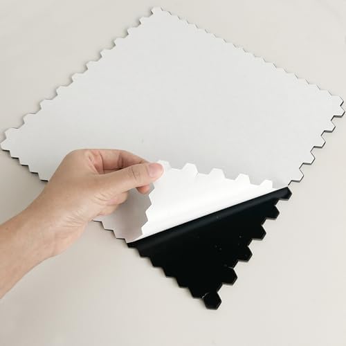 Select 5 Pack Hexagon Peel and Stick Backsplash Tiles, Hunter Green - Image 7