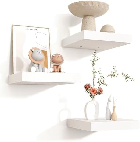 Venusmiles 8"x8" Square Floating Shelves by Venusmiles