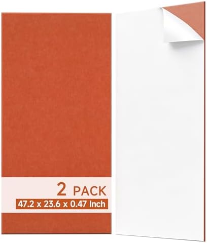 Acoustic Wall Panels, Peel and Stick, 47.2"x23.6", 2 Pack by Unknown