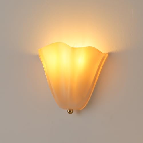 Flower Glass Wall Sconce, Decorative Wall Light - Image 2