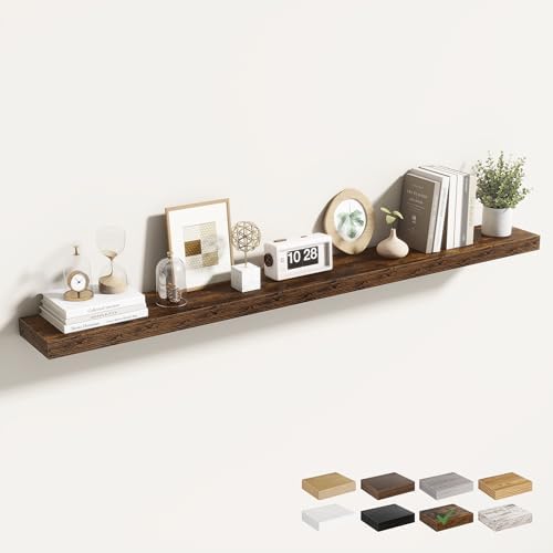 Acovy 55 Inch Floating Shelves for Wall 1 Pack, Wall Mounted Floating Shelf by Acovy