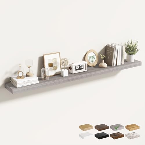 Acovy 55 Inch Floating Shelves for Wall 1 Pack, Wall Mounted Floating Shelf by Acovy
