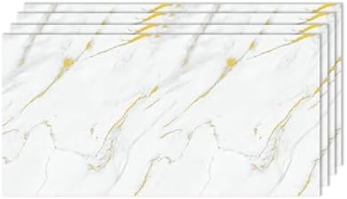 4 Pcs 24"x45" PVC Marble Wall Panels by Izodekor3DWallPanels