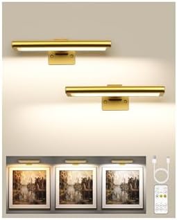 EZVALO Picture Light for Wall, Rechargeable Stick on by EZVALO