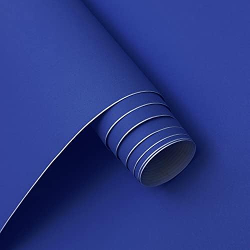 15.7" x 394" Blue Wallpaper Peel and Stick Contact Paper Waterproof Self by Micpolo