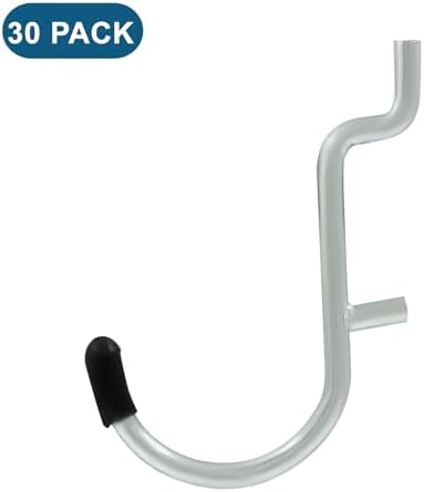 30Pcs Metal Pegboard J Hooks - Image 3