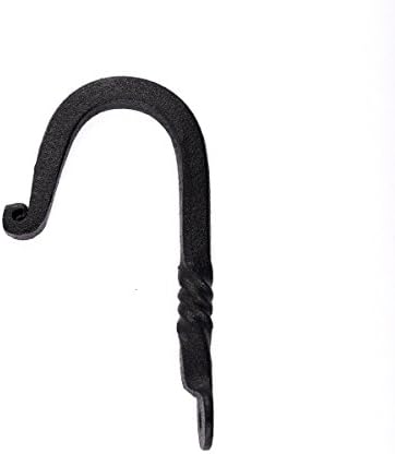 Renovators Supply Manufacturing RSF Single Coat Hook, Wrought Iron Black Powder - Image 6