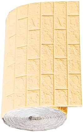 Queenbox 27.6x393.7 in Faux Brick Peel and Stick Foam Soft Waterproof Wall Panel - Image 2