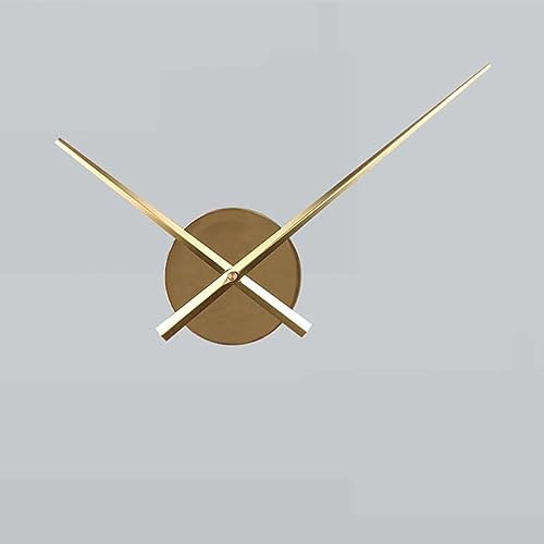 Metal Wall Clock Without Numbers 3D Silver Large Quartz Clocks - Image 5