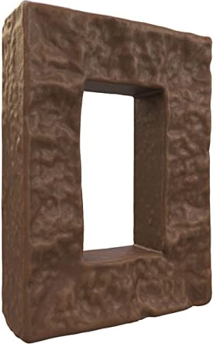 Universal Electrical Cover for EverStone Faux Stone Siding Panels, Canyon Brown - Image 3