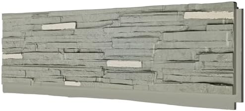 Faux Stone Wall Panels, 3D Artificial Rock Siding by Unknown