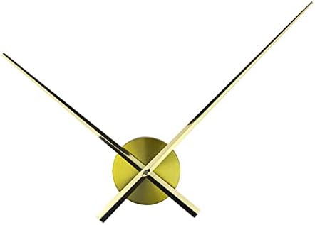 Metal Wall Clock Without Numbers 3D Silver Large Quartz Clocks by Unknown