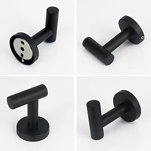 NearMoon Bath Towel Hooks- SUS 304 Stainless Steel Robe Hook Holder, Heavy Duty - Image 6