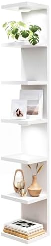 Fixwal 7 Tier Wall Shelf with LED Lights Lack Shelf by Fixwal